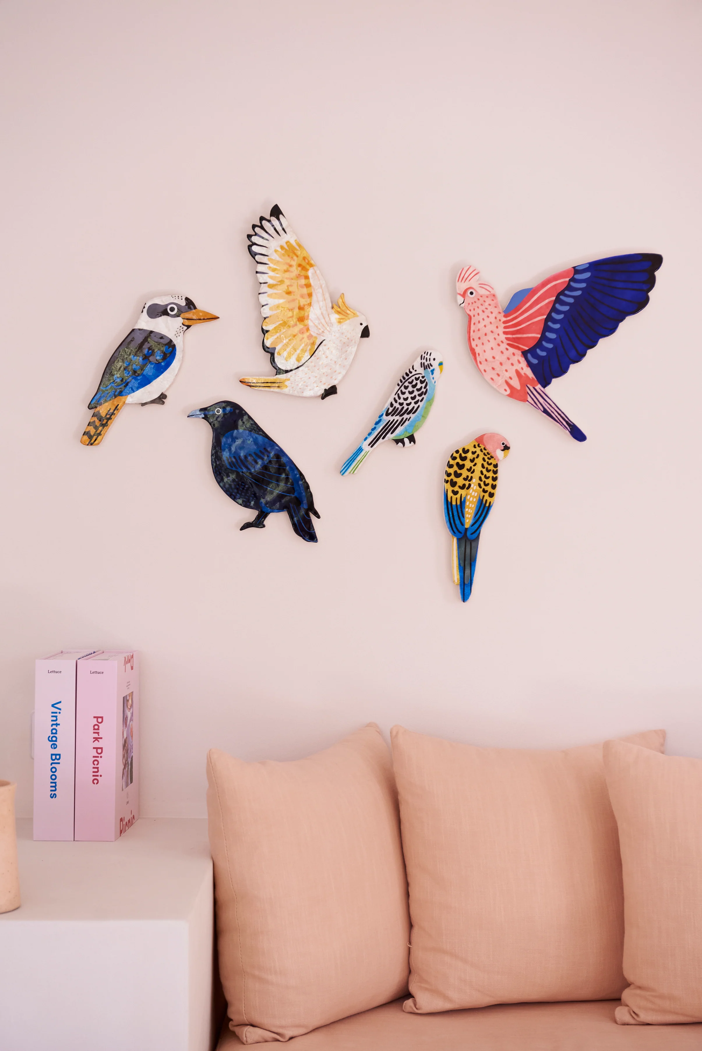 AERIAL BUDGIE WALL ART - Image 2