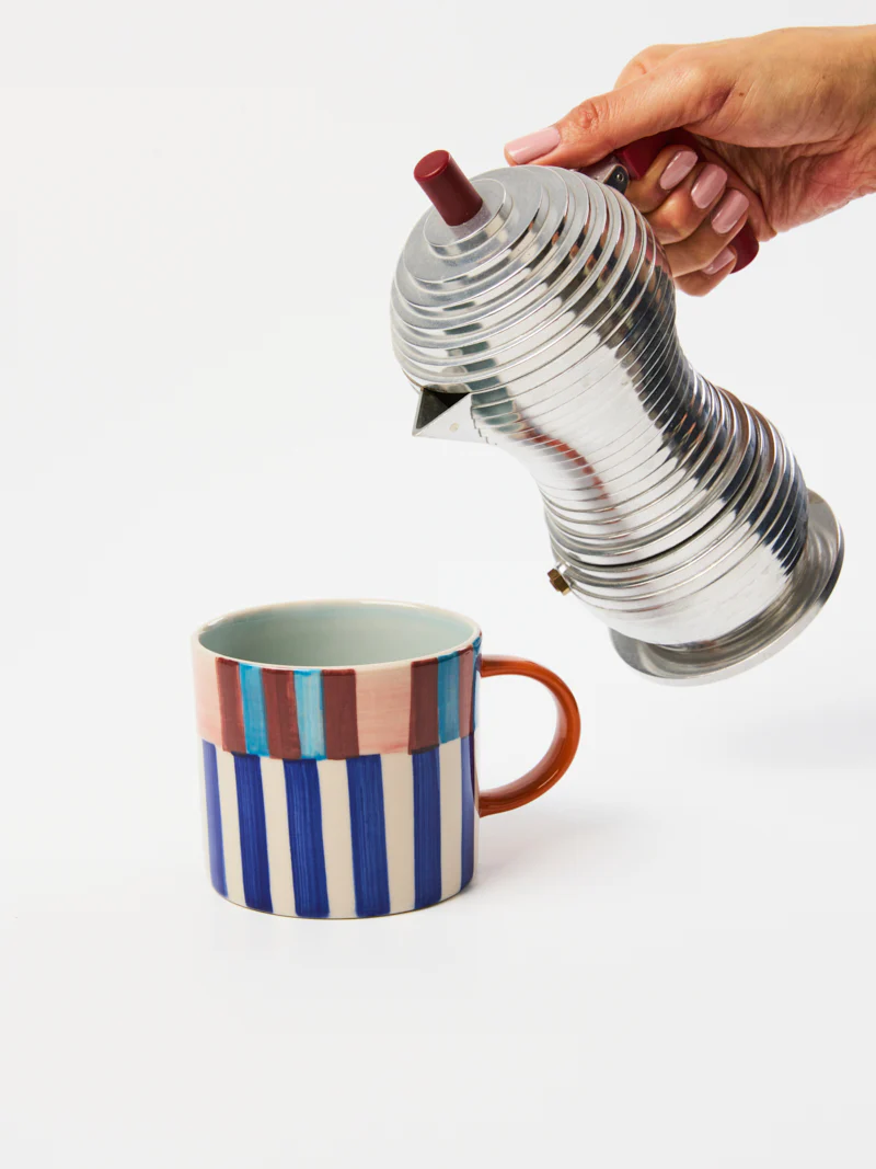 BLOOMIE BLUE STRIPE MUG - Image 5