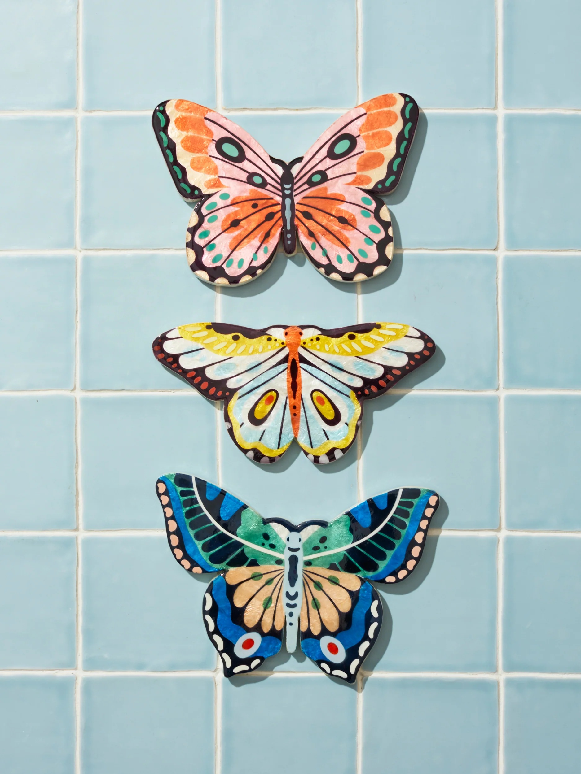 CANOPY BUTTERFLY YELLOW WALL ART - Image 2