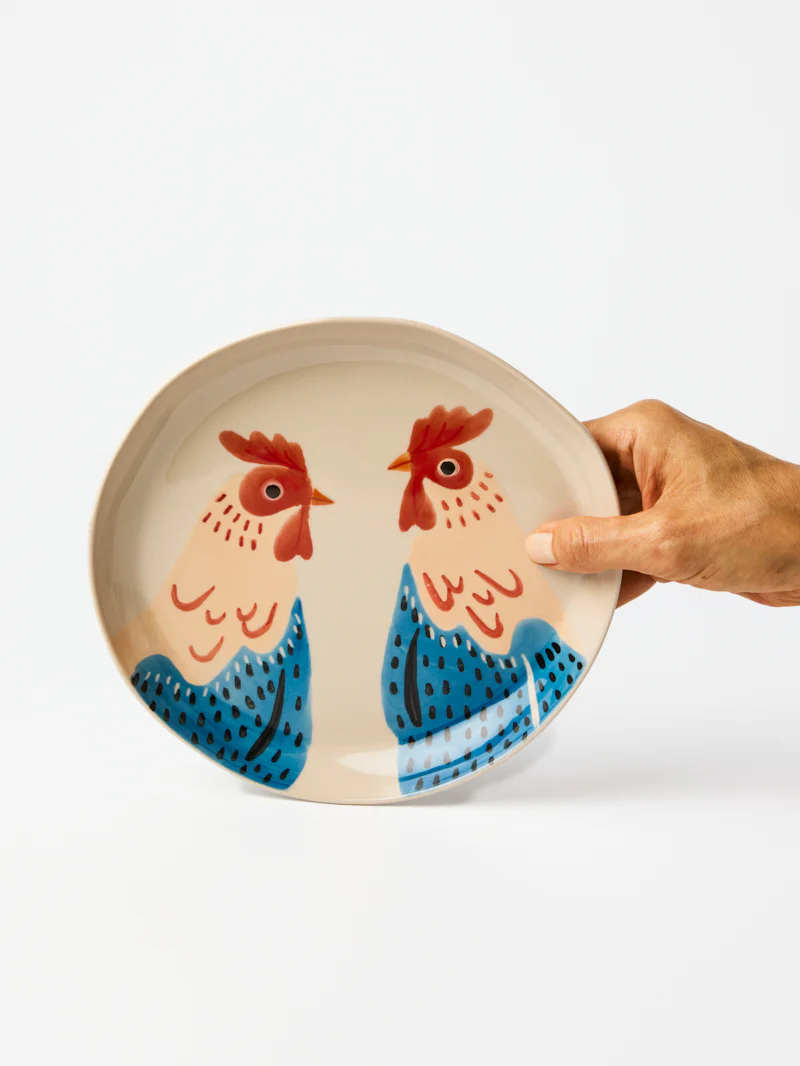 COOP BARN BLUE PLATE