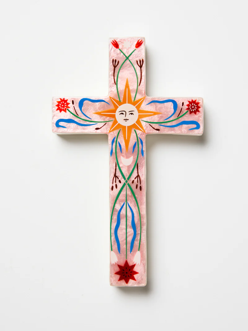 FABLE PINK SUN LARGE CROSS