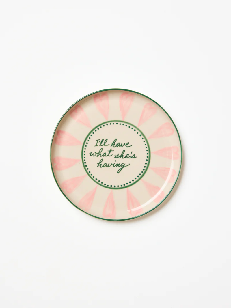 LOVE NOTES PLATE WHAT SHES HAVING