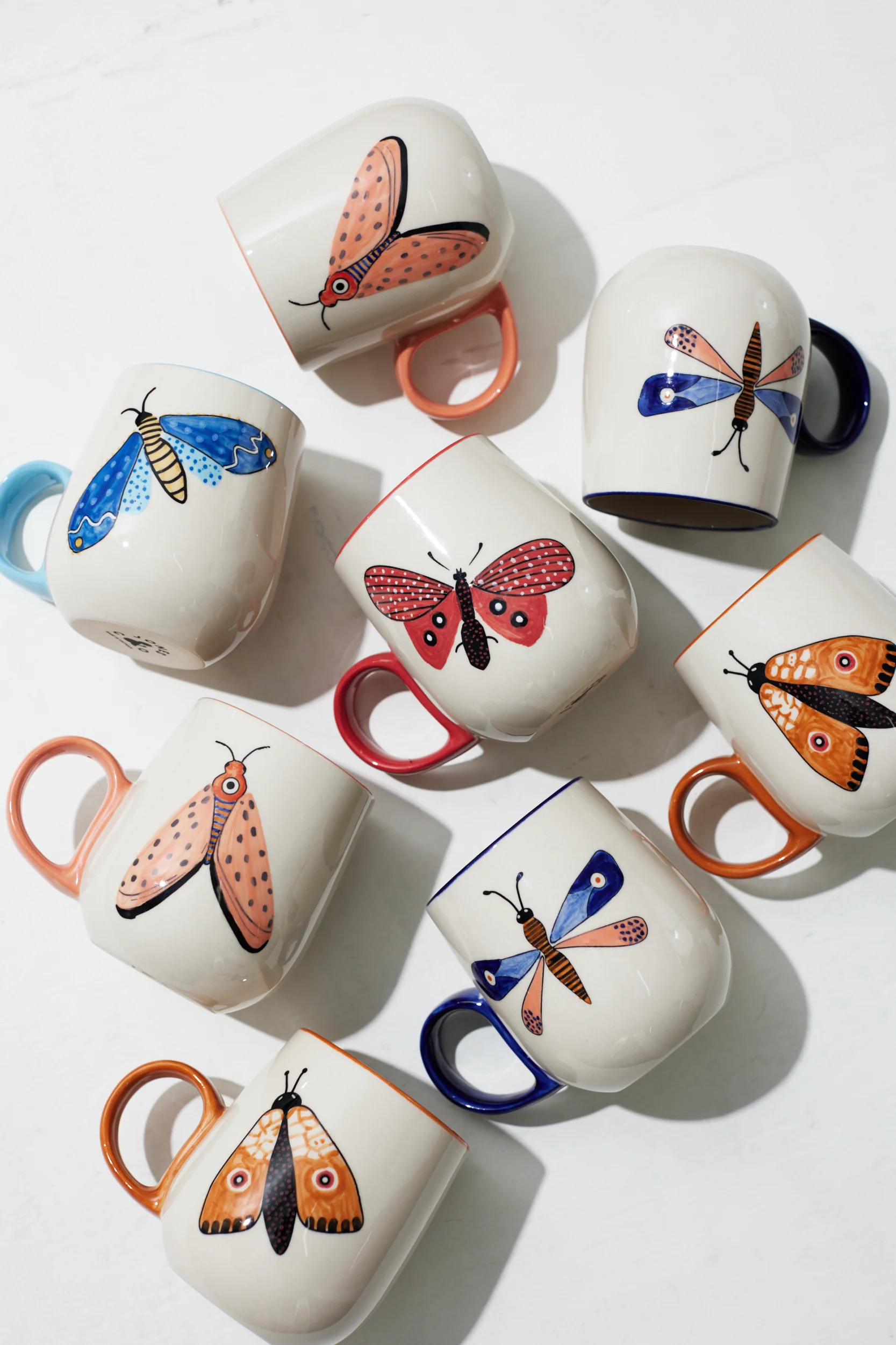 MOTH PARTY MUG BLUE - Image 3