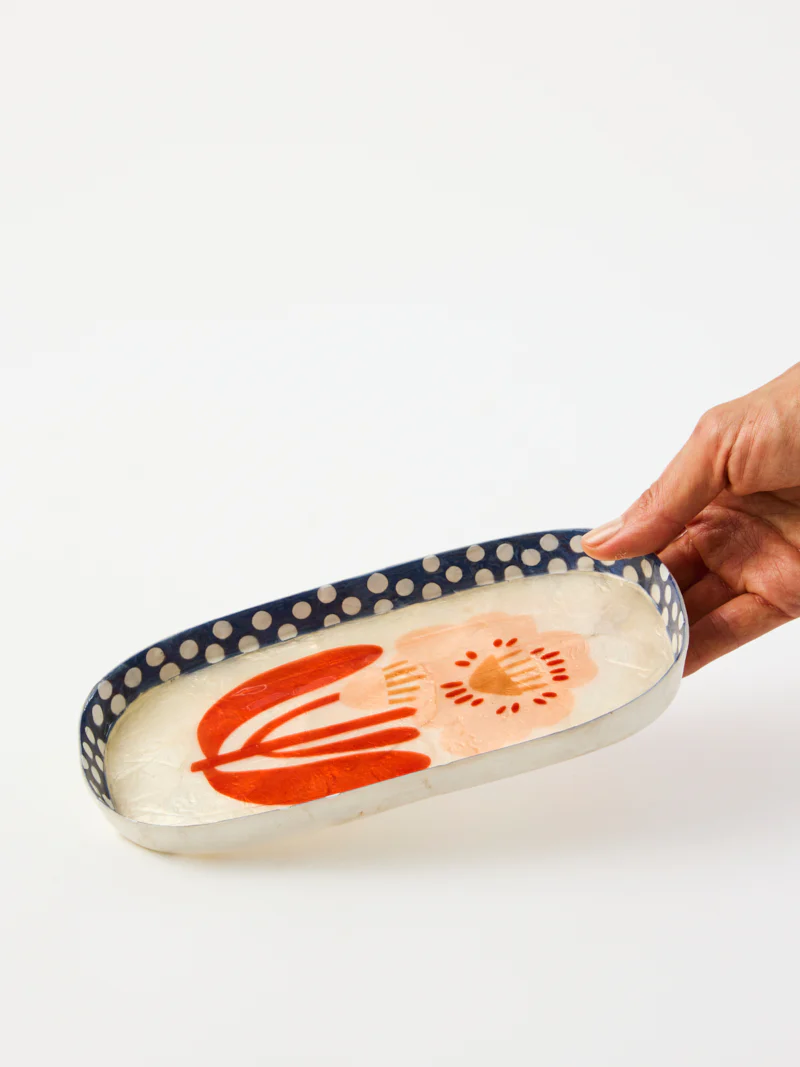 PARADIS PINK FLOWER TRAY - Image 3